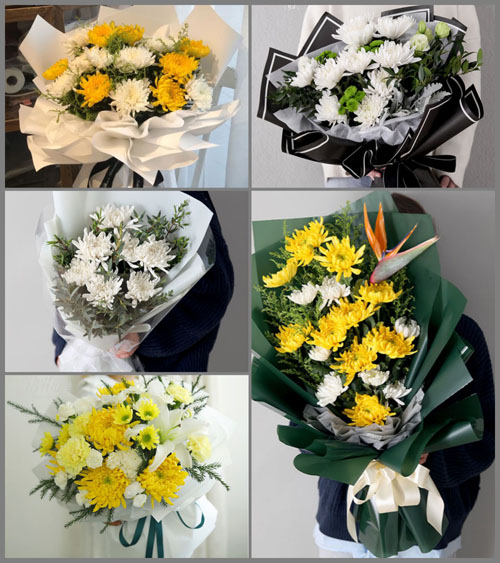 江苏南京雨花台区铁心桥街道白事花束代送